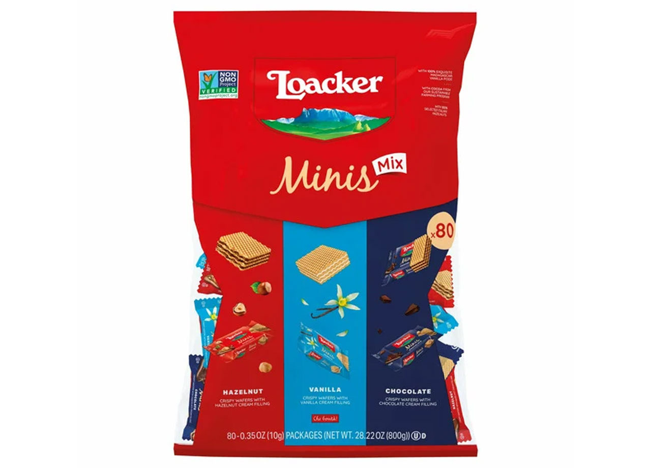 costco loacker mini cream wafer mix