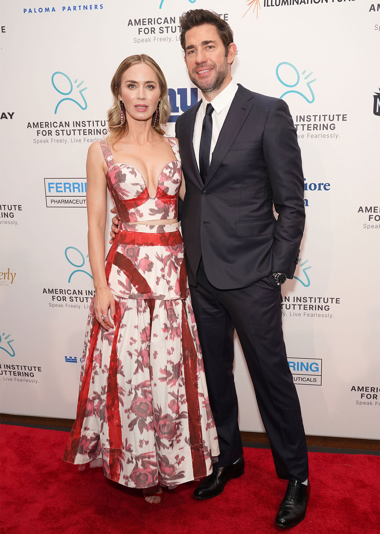 Emily Blunt and John Krasinski 18th annual American Institute for Stuttering Gala