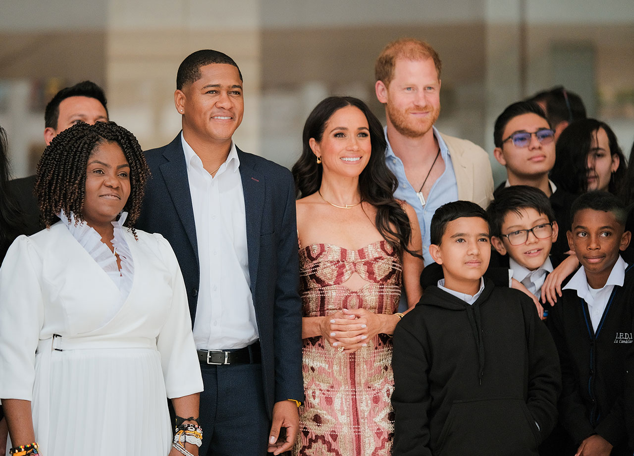 Meghan Markle and Prince Harry in Colombia