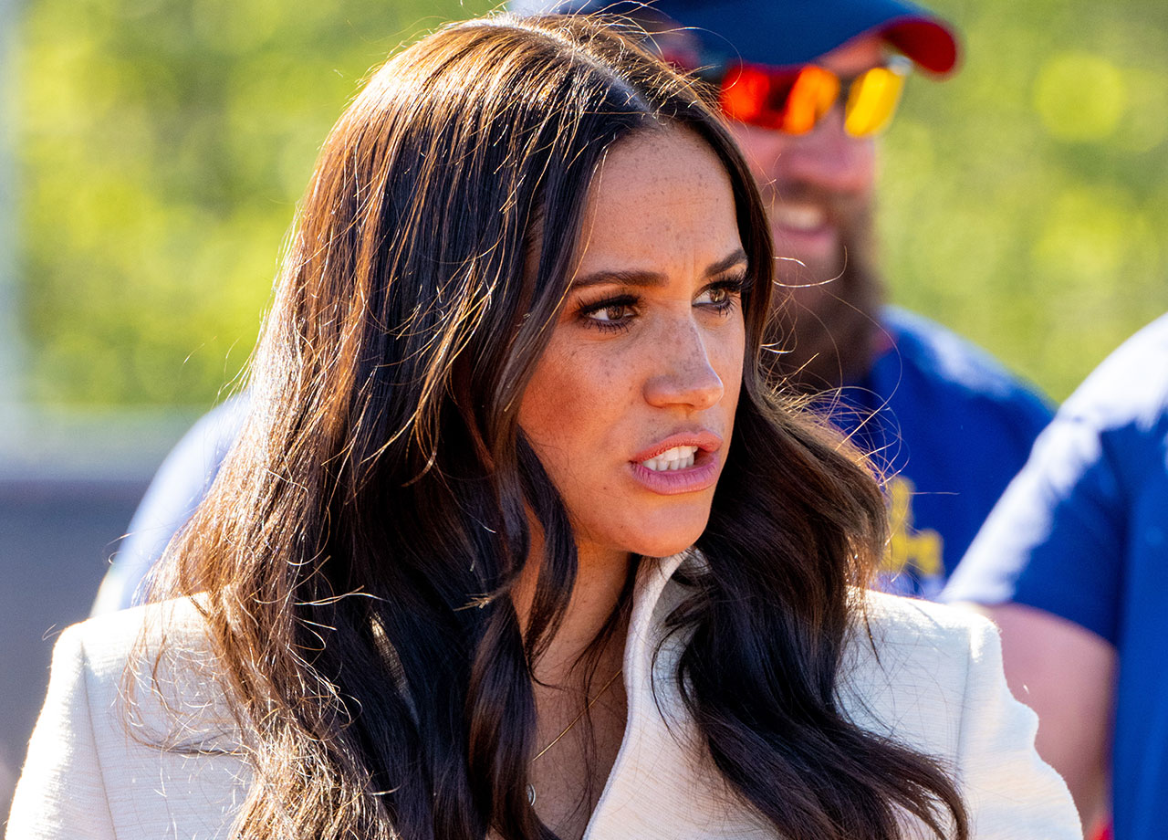 Meghan Markle looking angry at Invictus Games