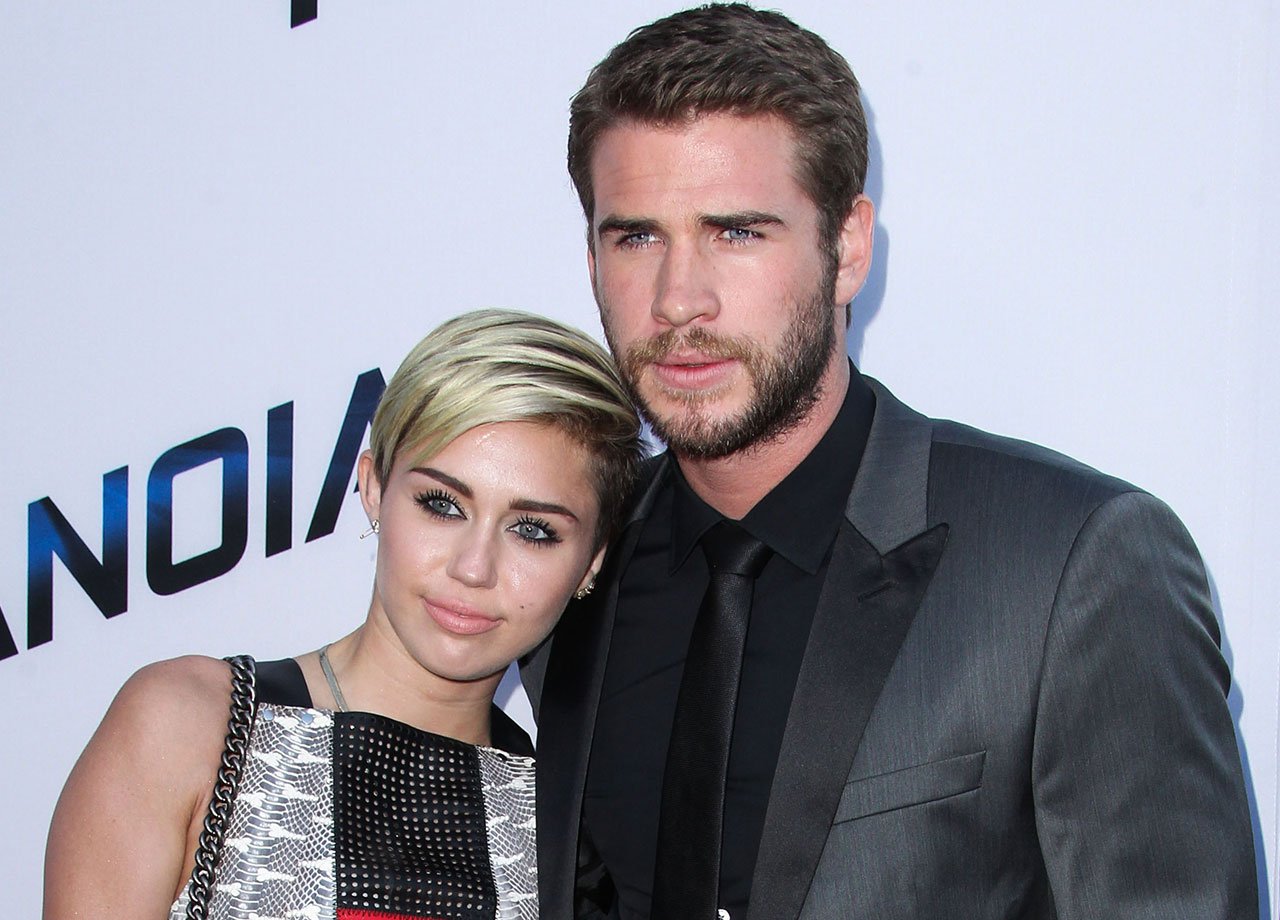 Miley Cyrus and Liam Hemsworth Paranoia premiere LA