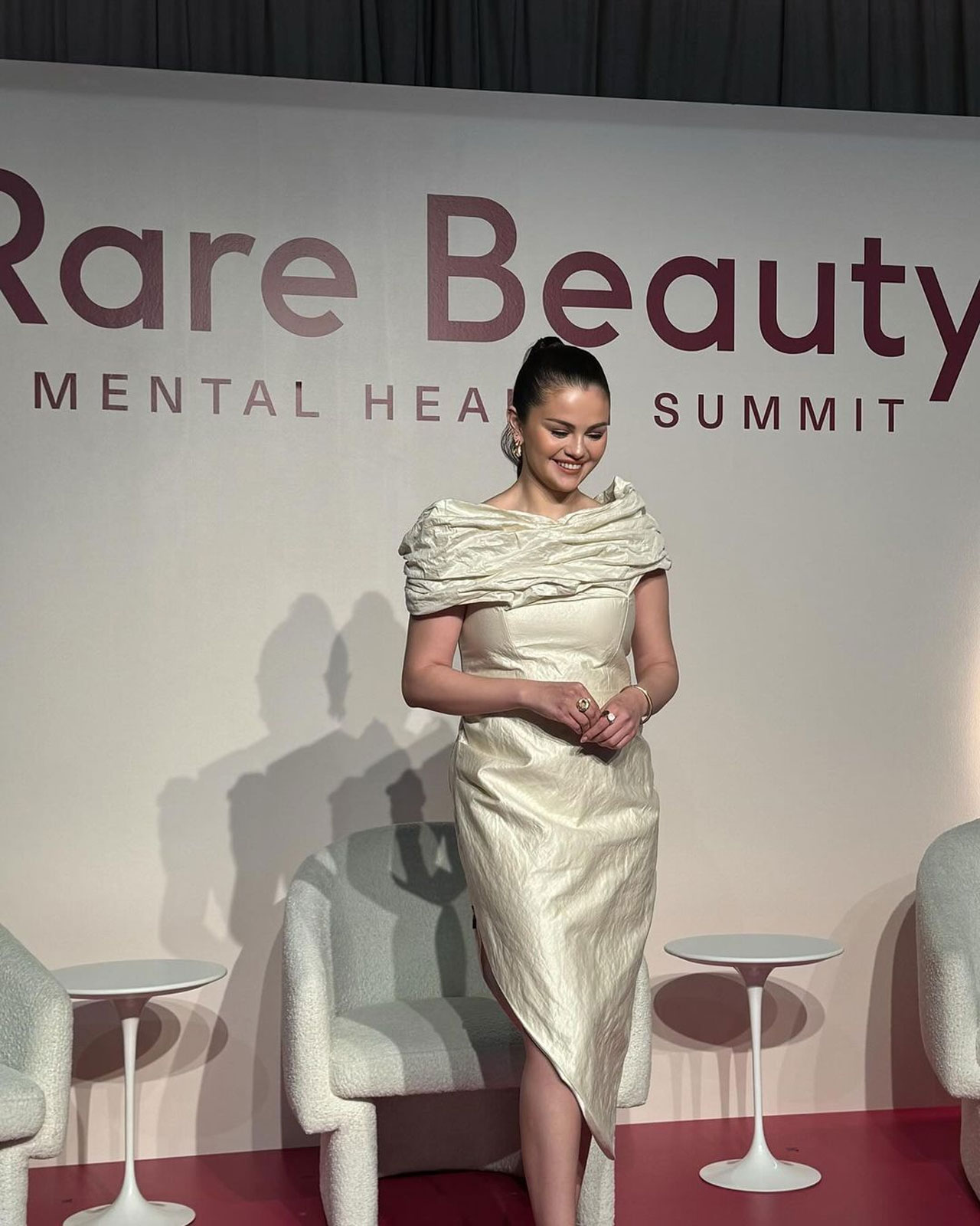 Selena Gomez at the Rare Beauty mental health summit