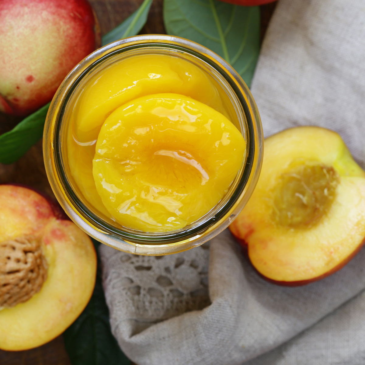 canned fruit in syrup