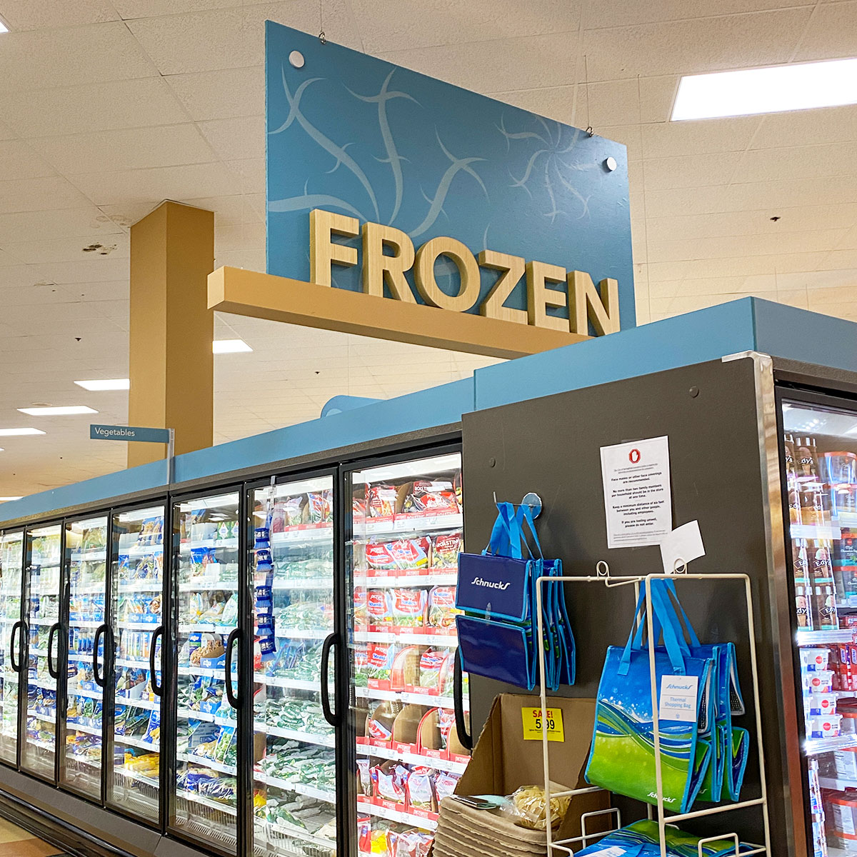 frozen food aisle