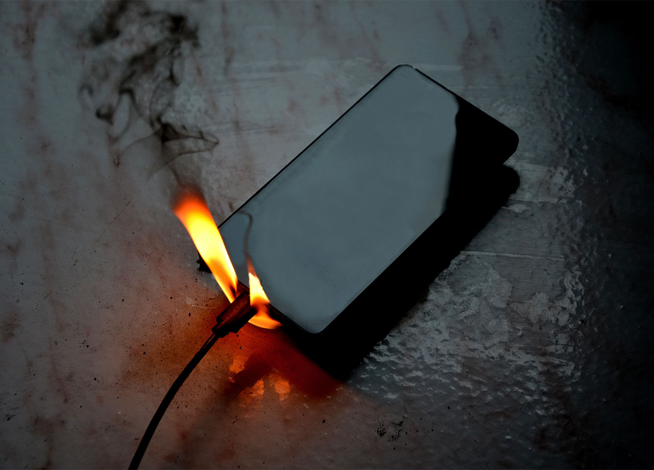 smartphone-caught-fire