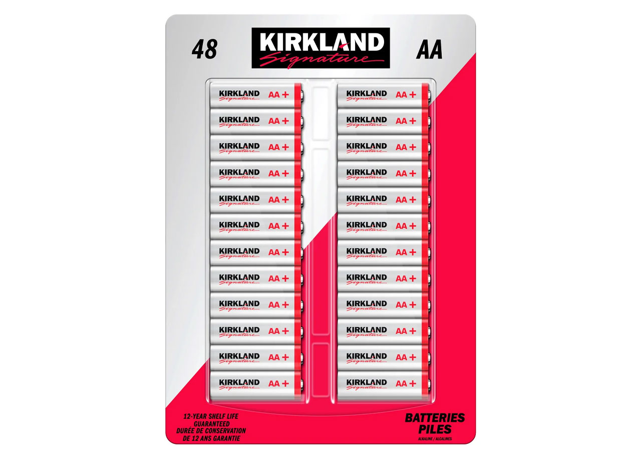 kirkland signature alkaline aa batteries