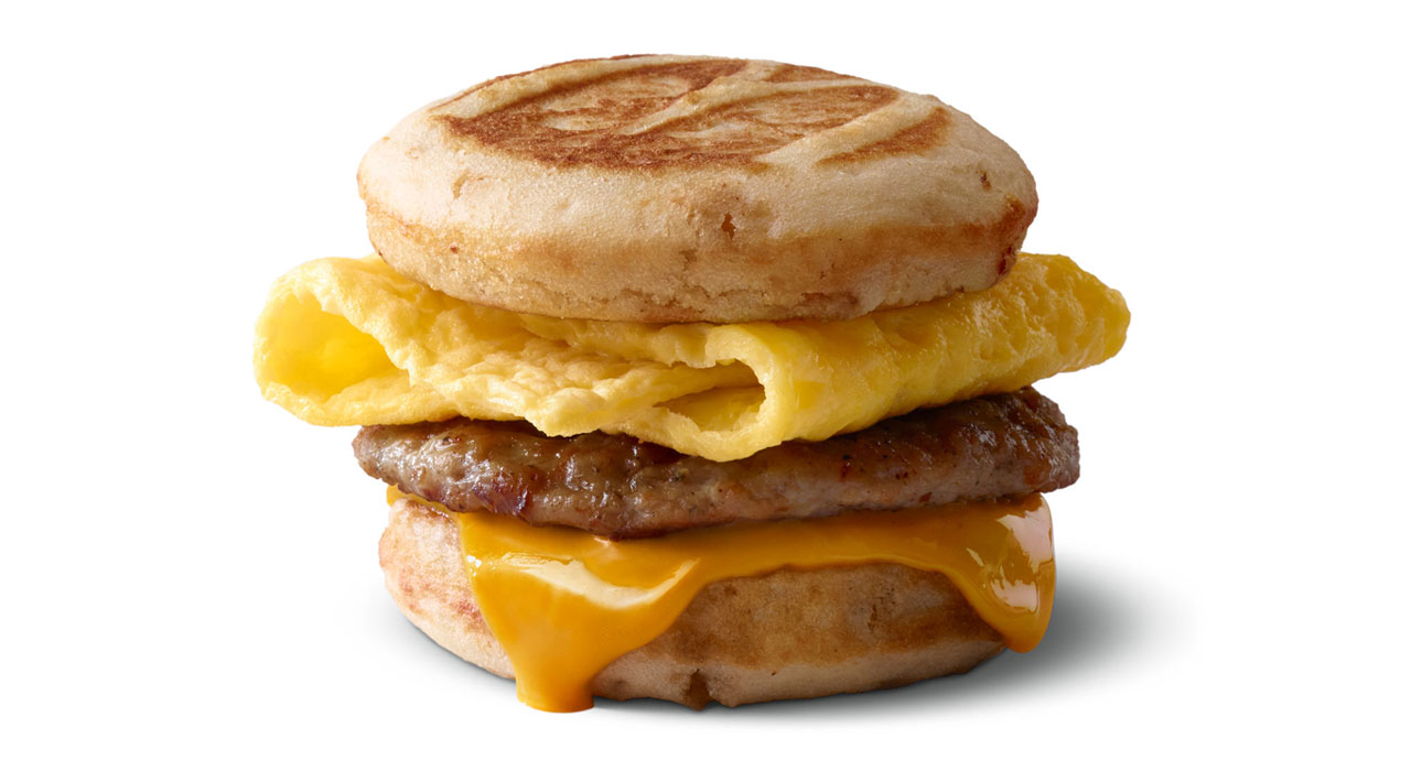 sausage egg cheese mcgriddle