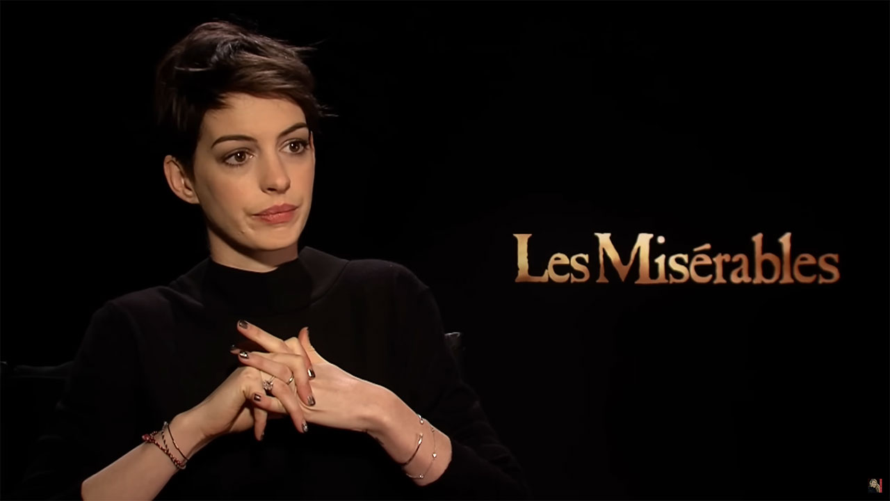 Anne Hathaway Les Miserables interview with Kjersti Flaa