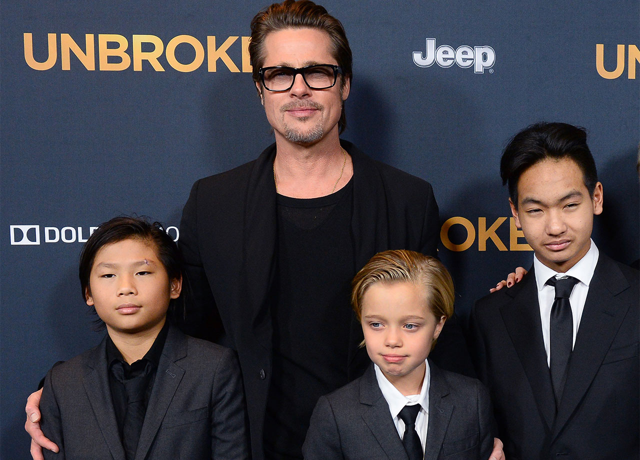 brad pitt kids