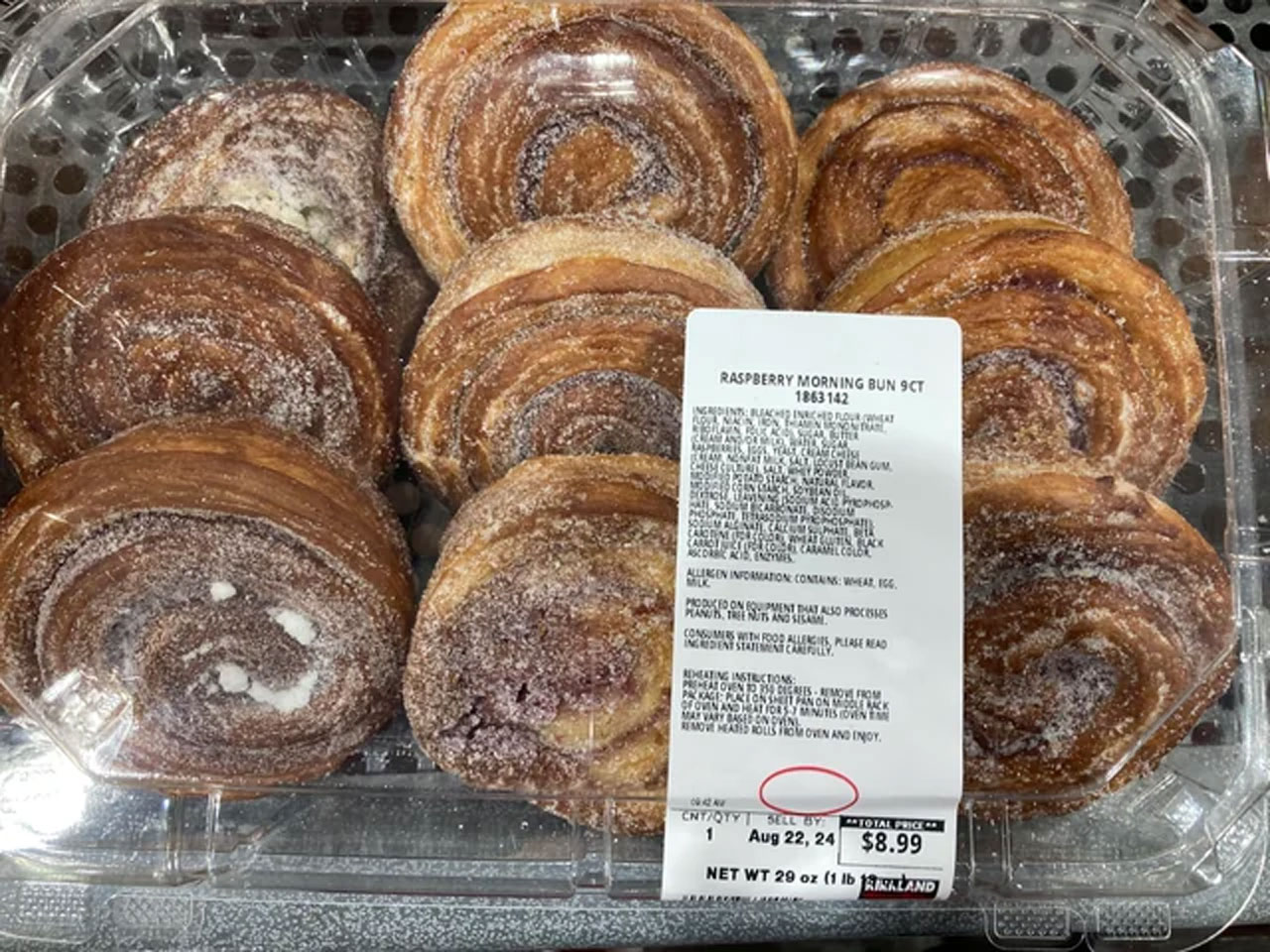 costco raspberry morning buns