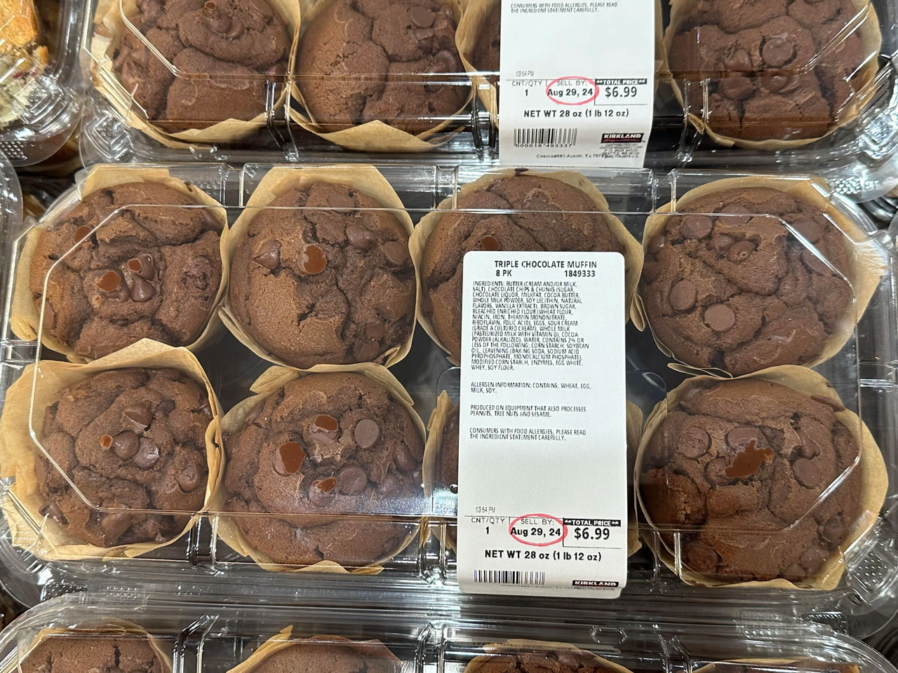 costco triple chocolate muffins