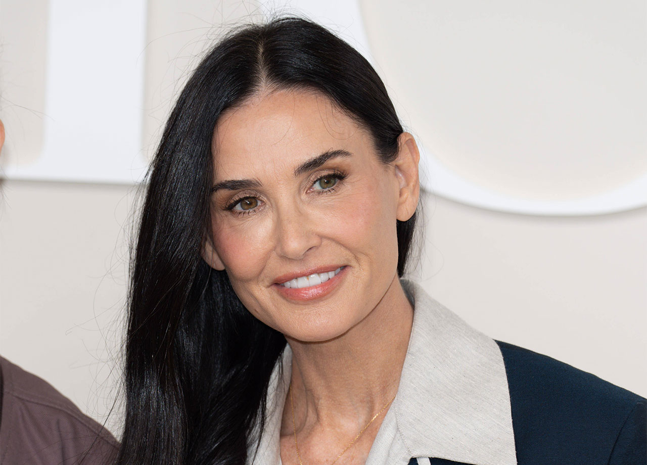 Demi Moore Dior show PFW 2024