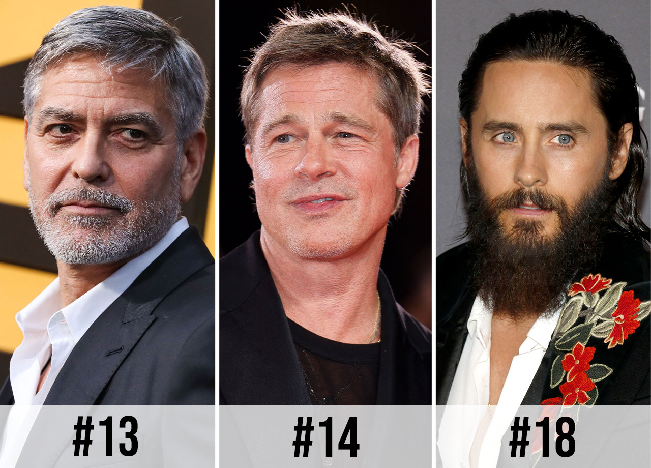 George Clooney Brad Pitt Jared Leto