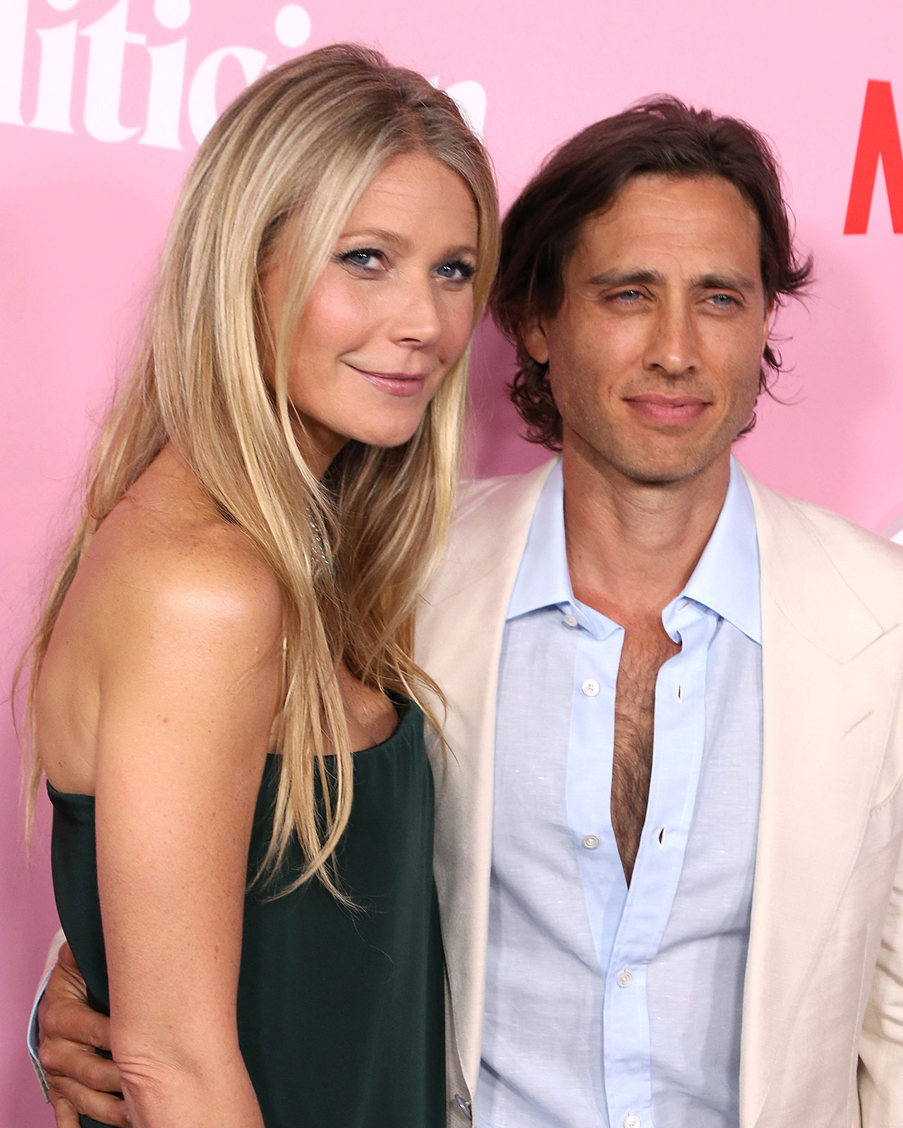 Gwyneth Paltrow and Brad Falchuk at the Netflix premiere of The Politician