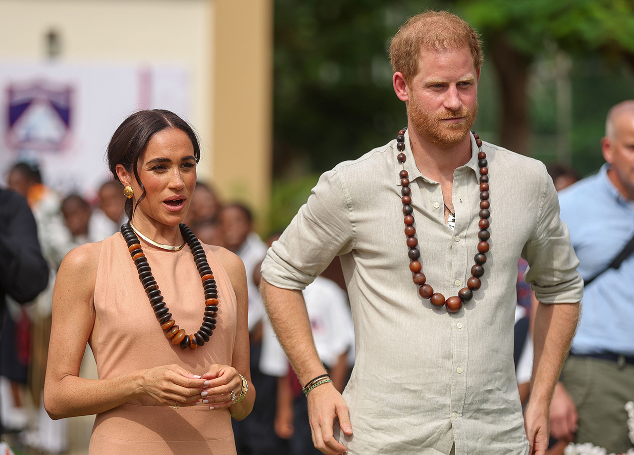 Prince Harry and Meghan Markle in Nigeria