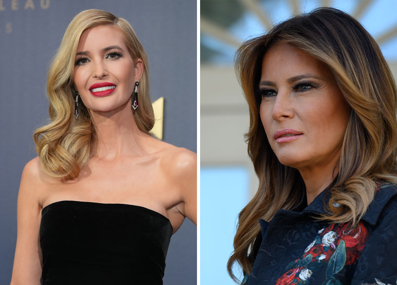 Melania Trump with Ivanka Trump