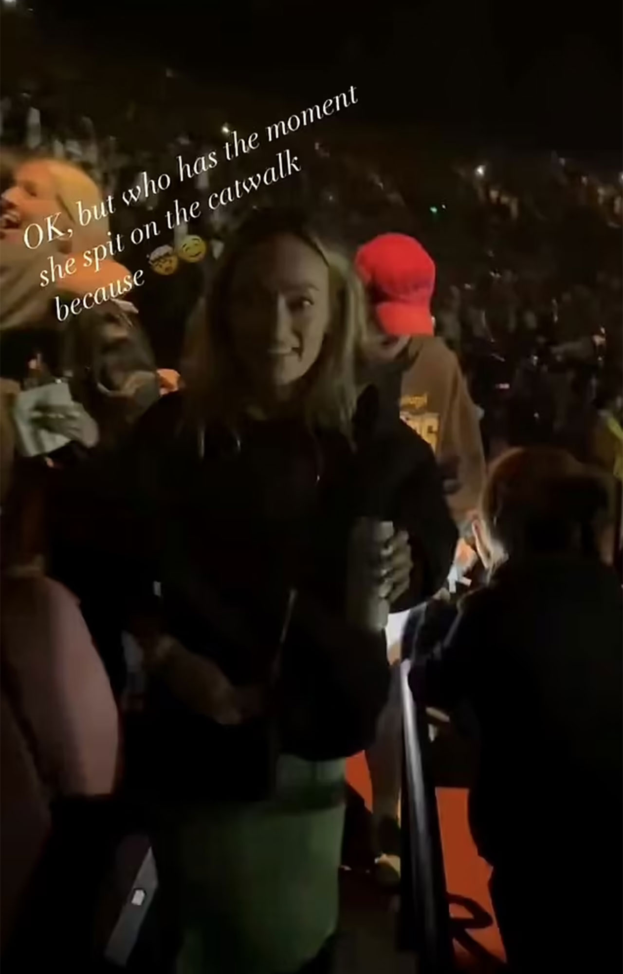 Olivia Wilde Instagram Story Charli XCX concert