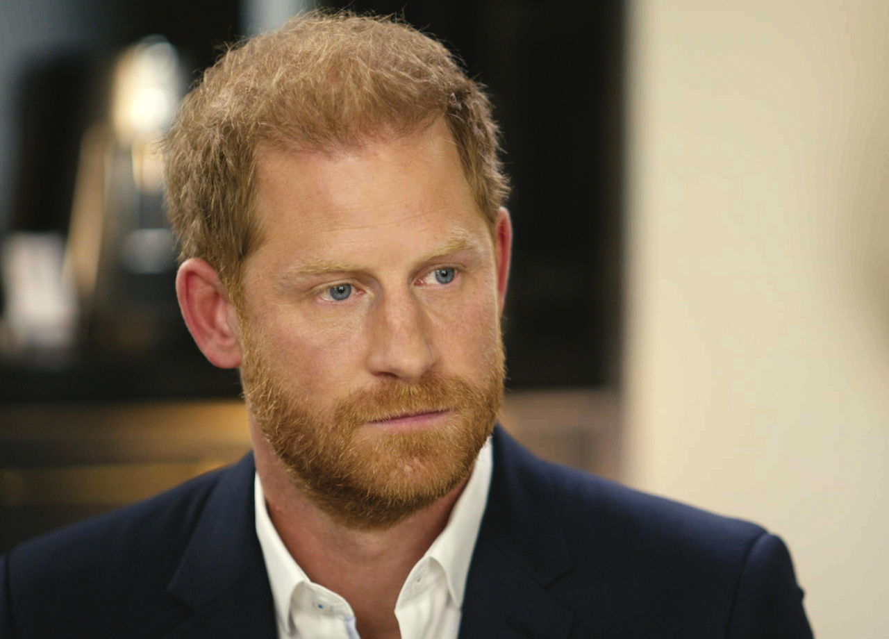 Prince Harry interviewed by ITV News Rebecca Barry