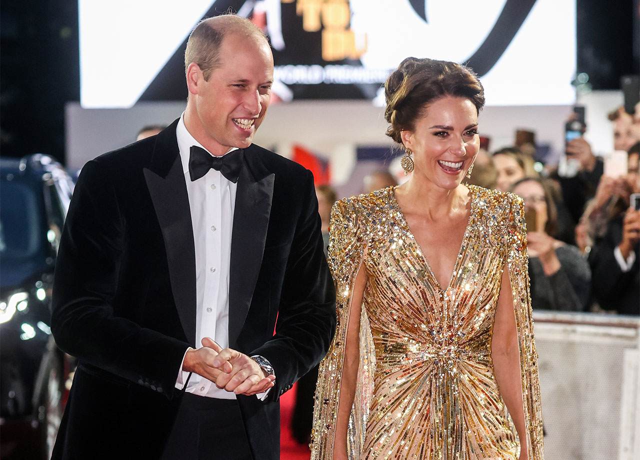 Prince William and Kate Middleton attend No Time to Die world premiere