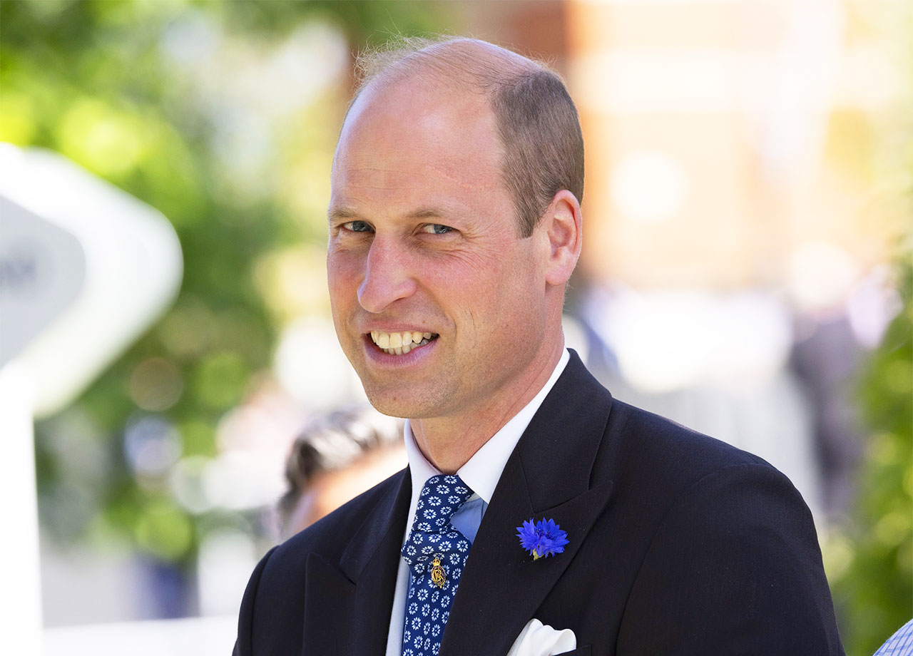 Prince William at the presentations of the Prince of Wales Stakes