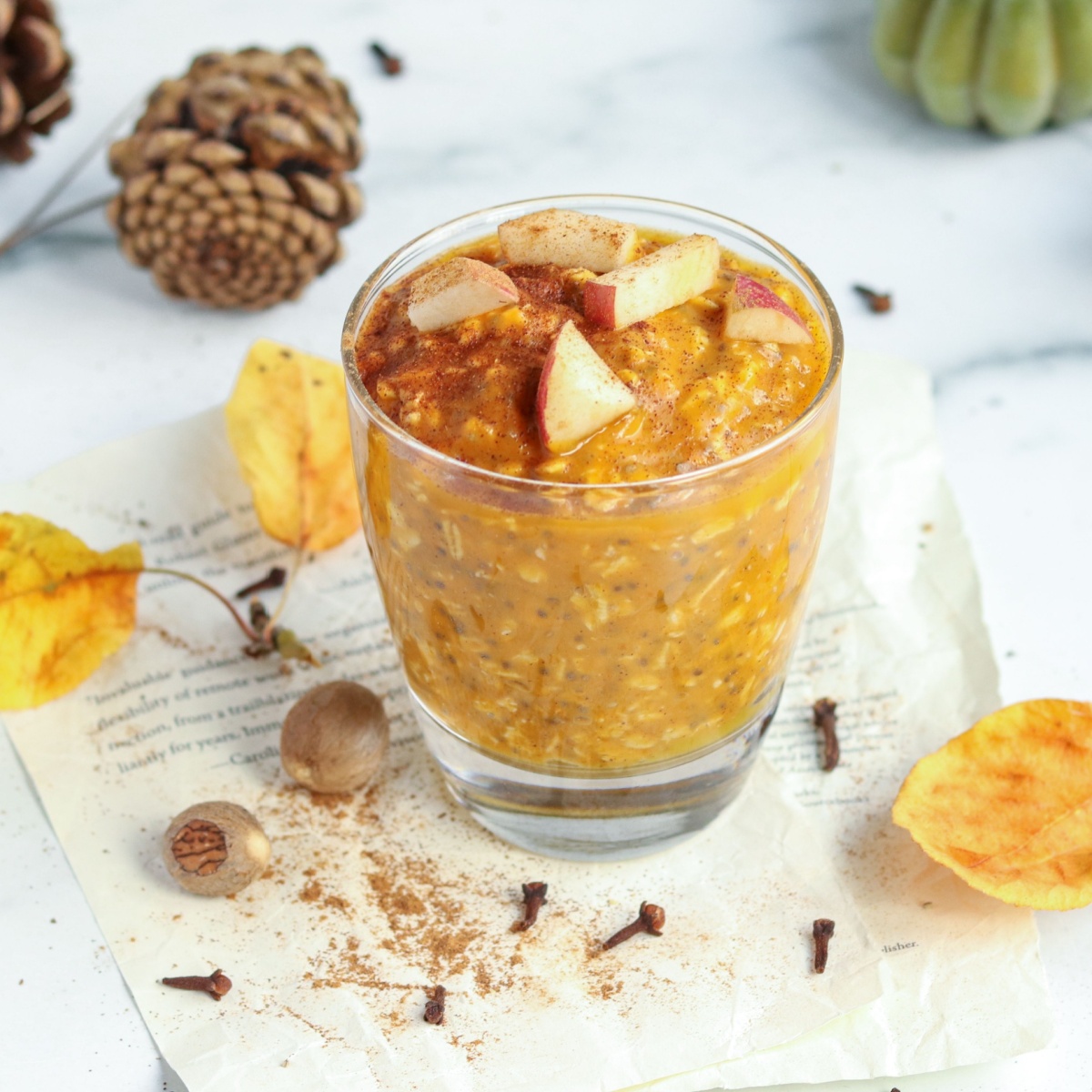 pumpkin spice overnight oats