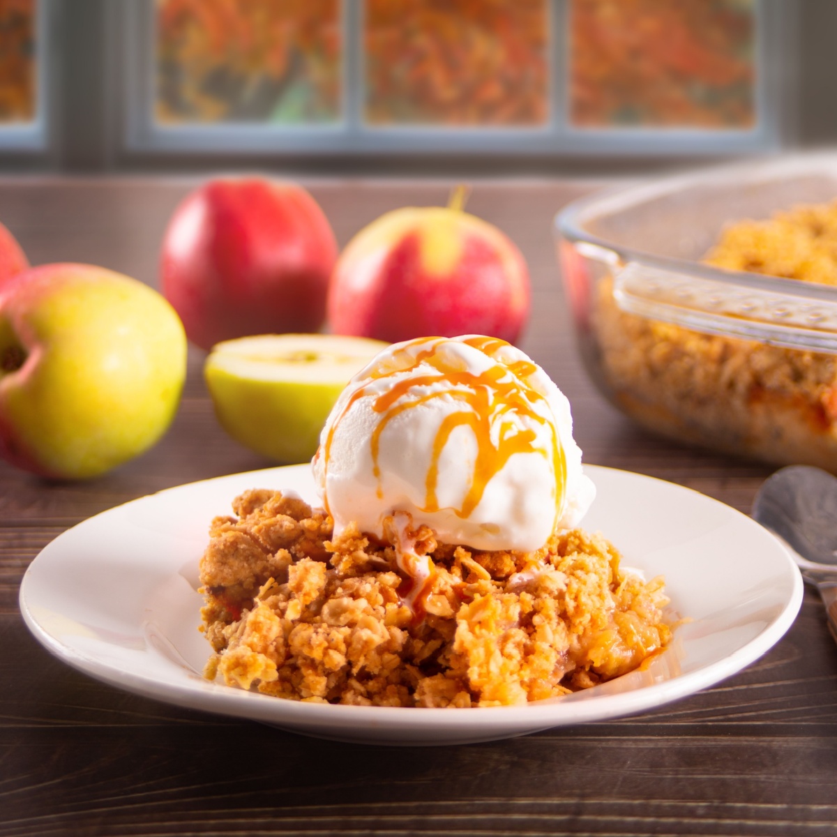 apple crumble oats