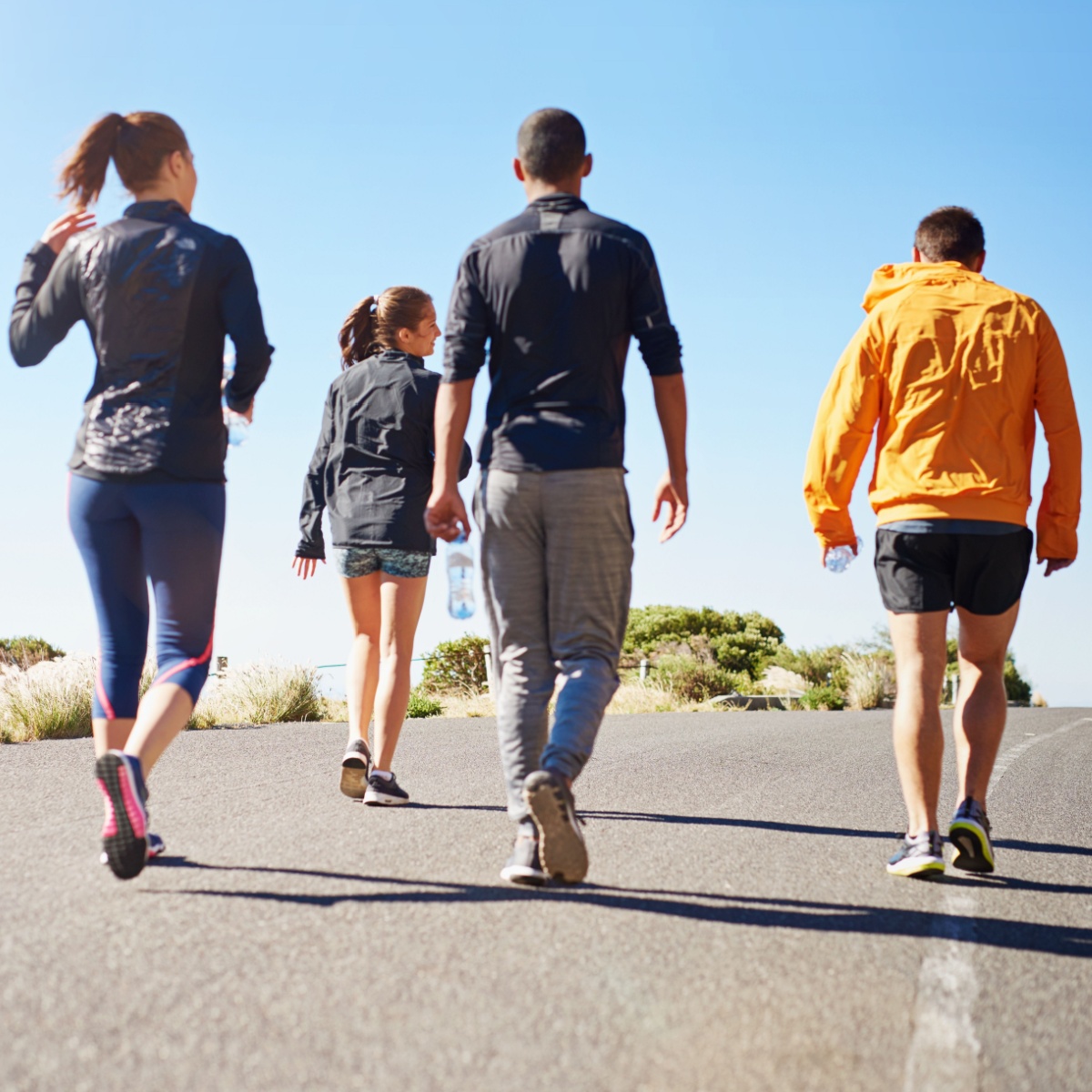 people walking