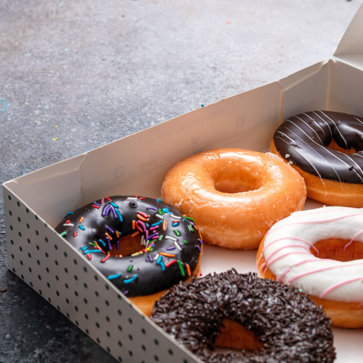 box of donuts