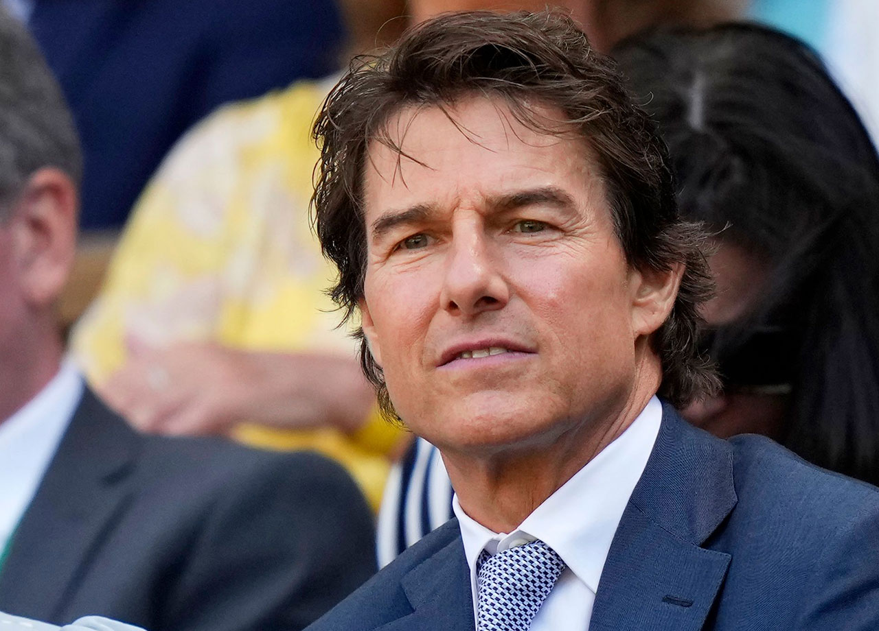 Tom Cruise royal box on Centre Court Wimbledon Tennis Championships