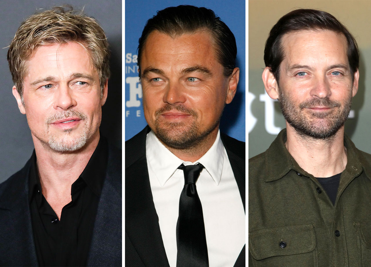 Brad Pitt Leonardo DiCaprio Tobey Maguire