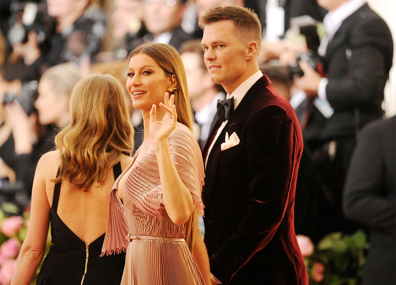 Gisele Bundchen and Tom Brady at the Met Gala