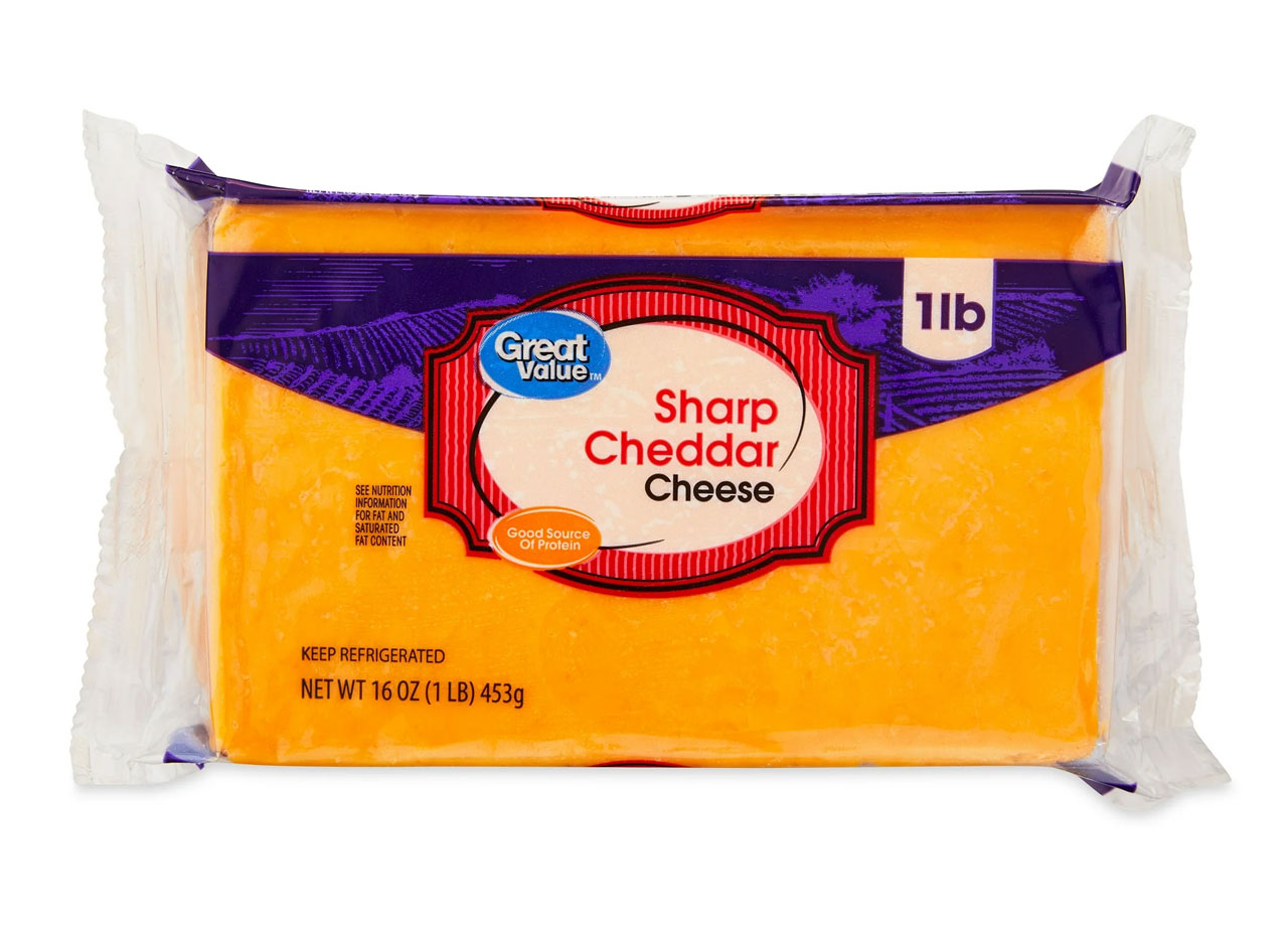 great value block sharp cheddar cheese