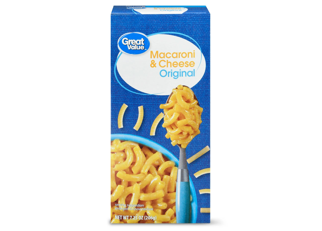 great value original macaroni cheese