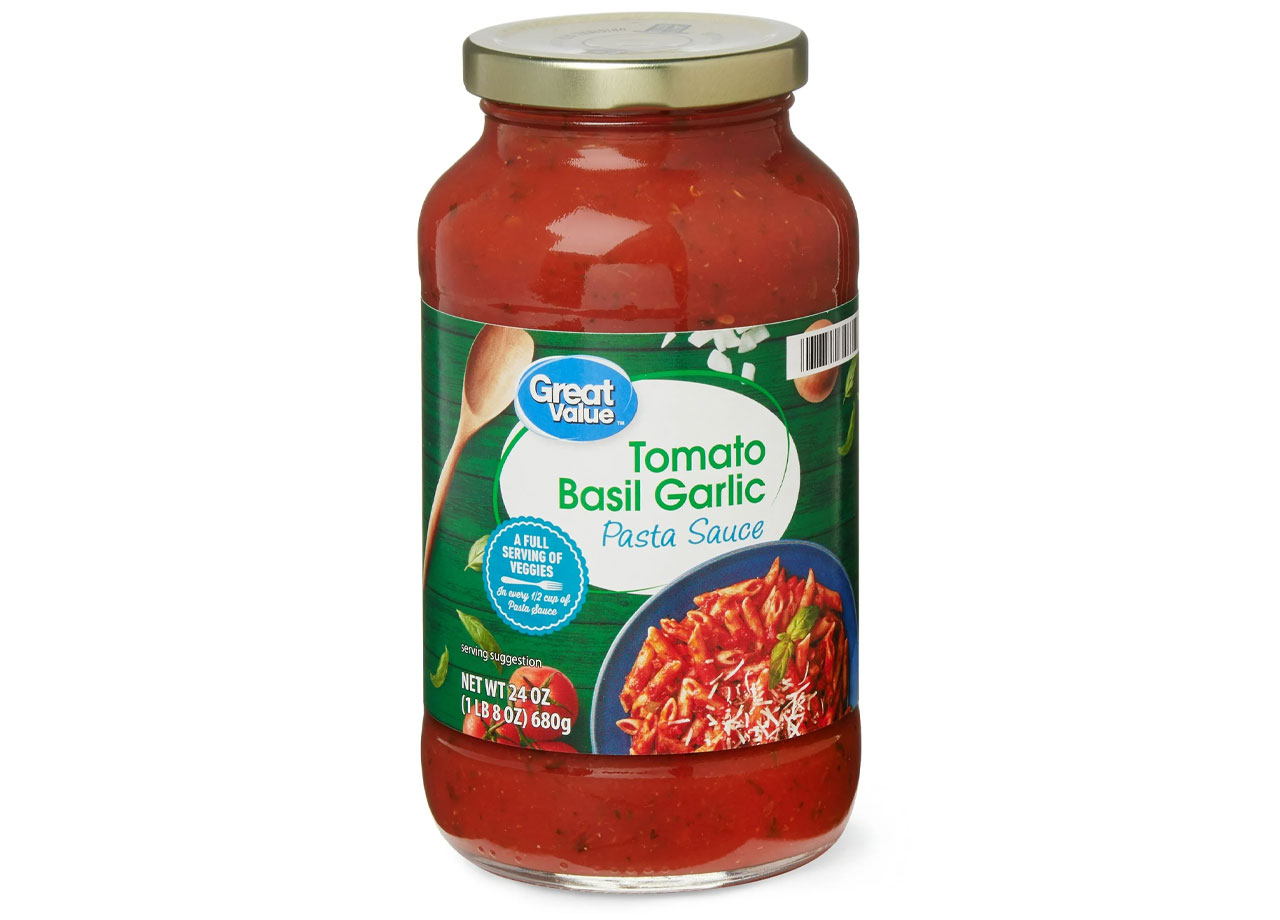 great value tomato basil garlic pasta sauce