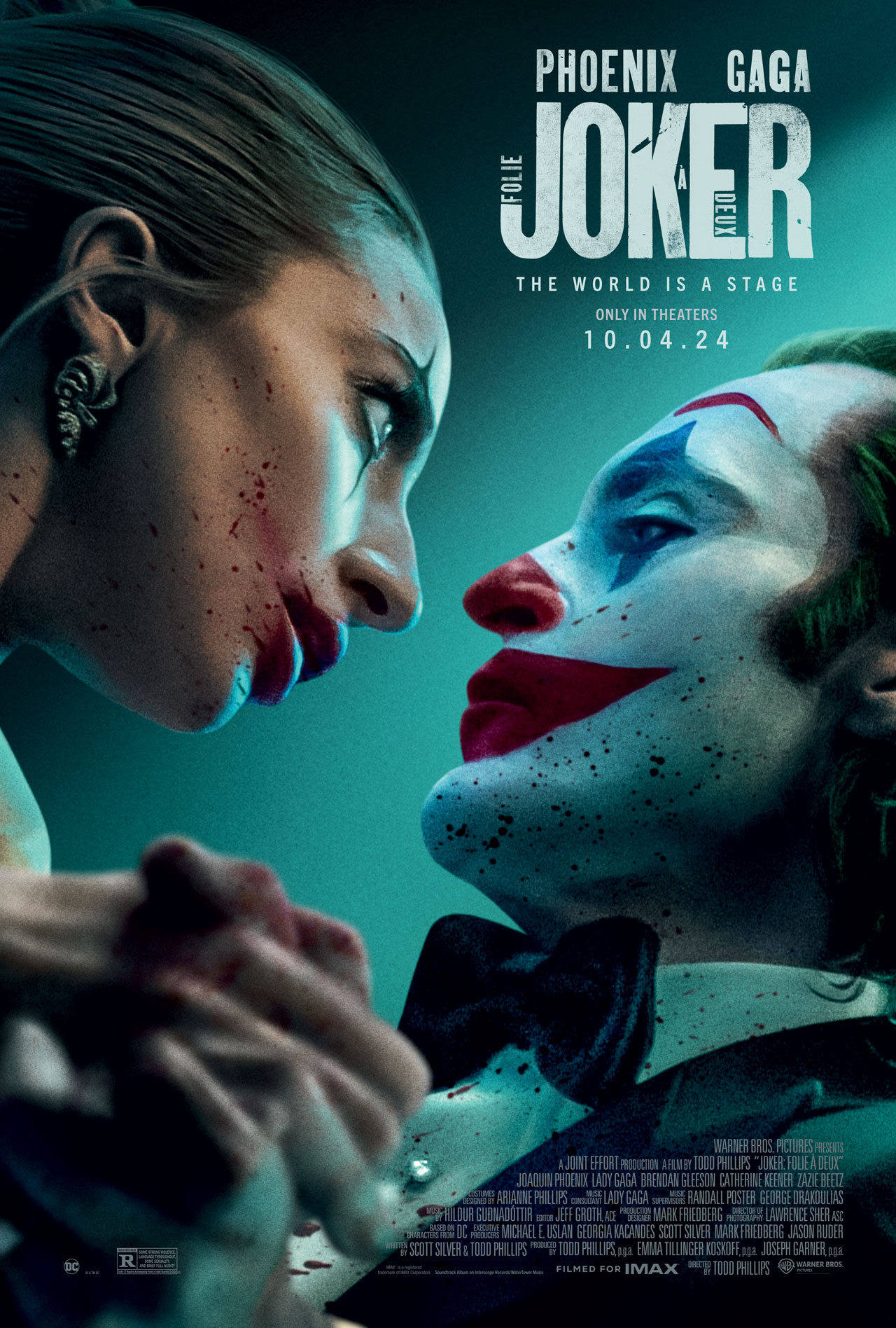 Joaquin Phoenix and Lady Gaga Joker 2 poster