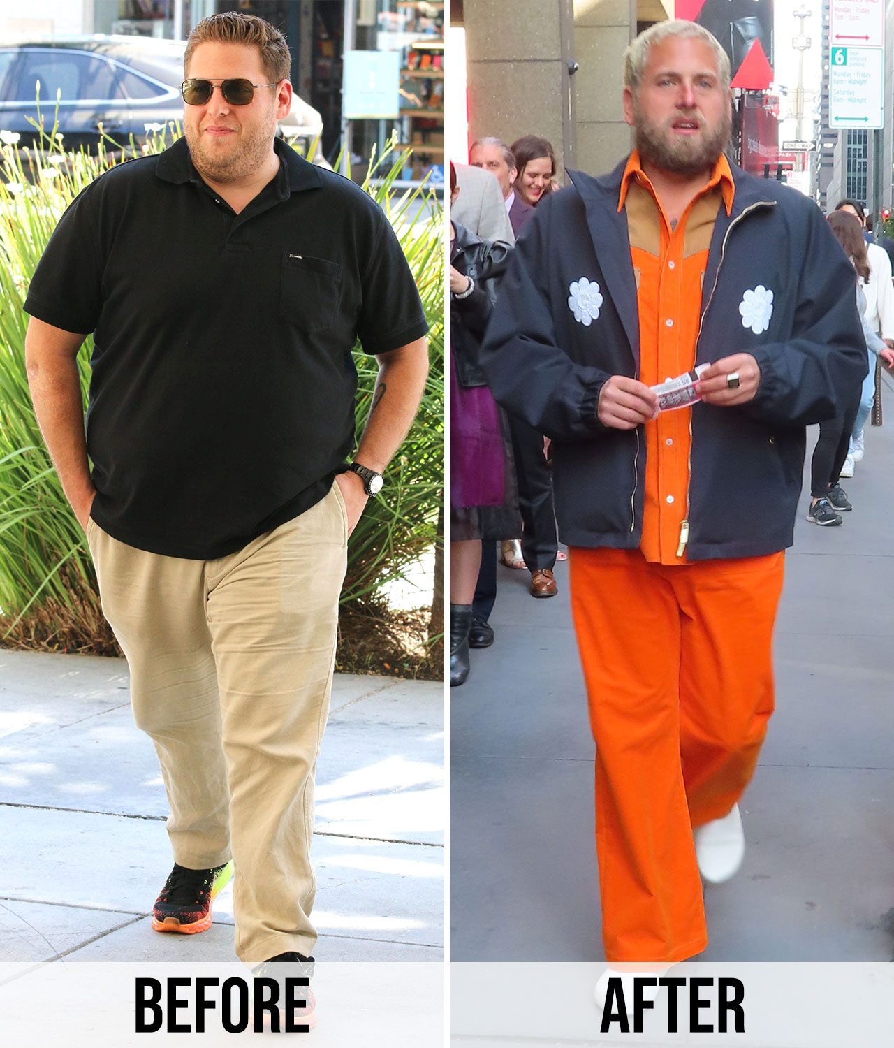 Jonah Hill weight loss transformation before and after