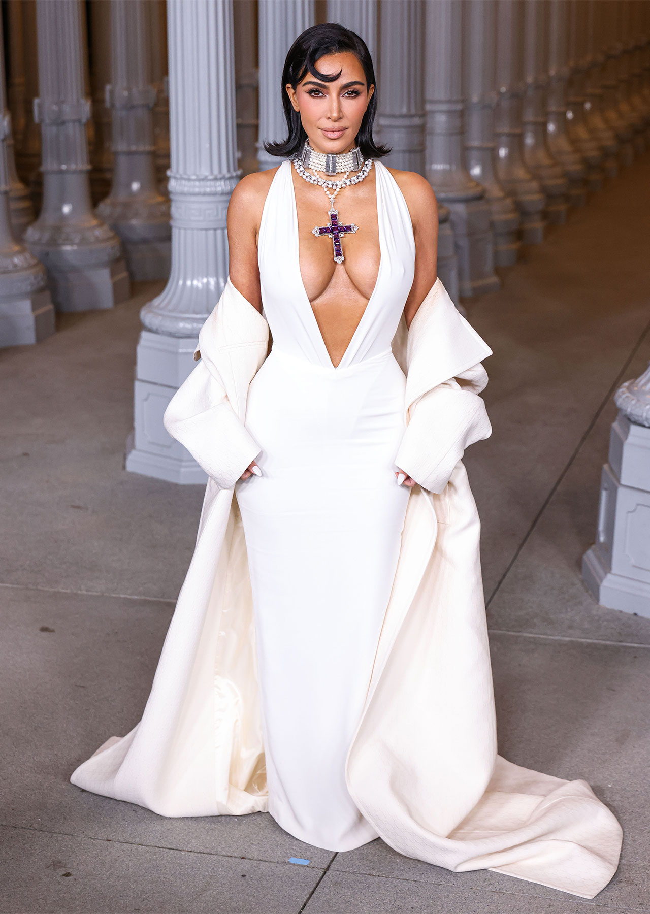 Kim Kardashian 13th annual LACMA Art Film Gala 2024 Gucci gown