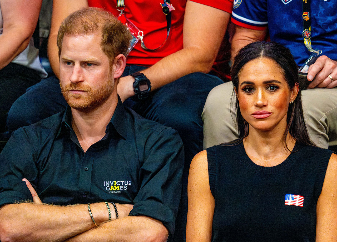 Meghan Markle and Prince Harry look unhappy at Invictus Games