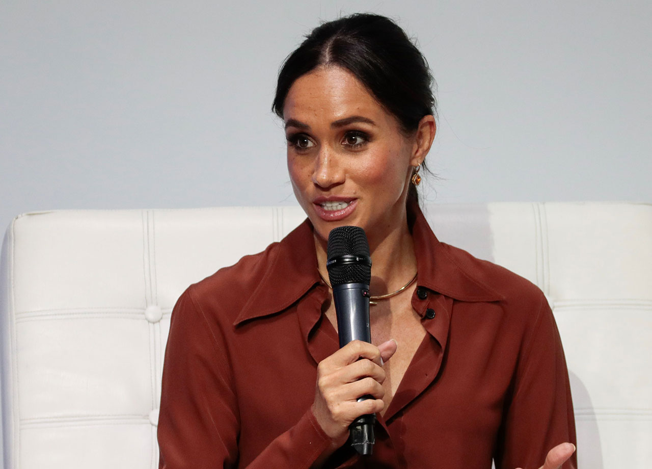 Meghan Markle speaking