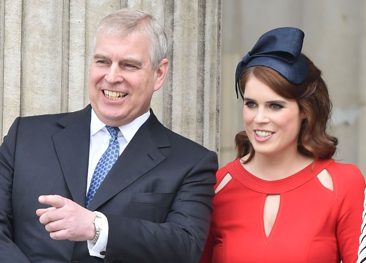 Prince Andrew and Princess Eugenie