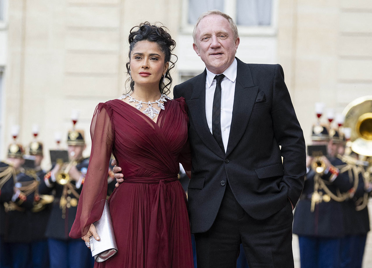 Salma Hayek and husband François-Henri Pinault