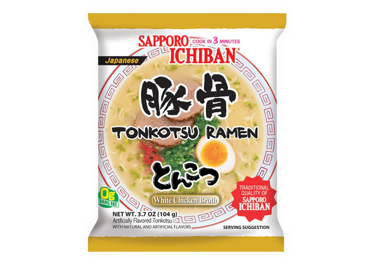 sapporo ichiban tonkotsu ramen noodles