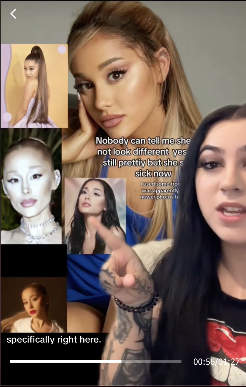 tiktoker ariana grande health