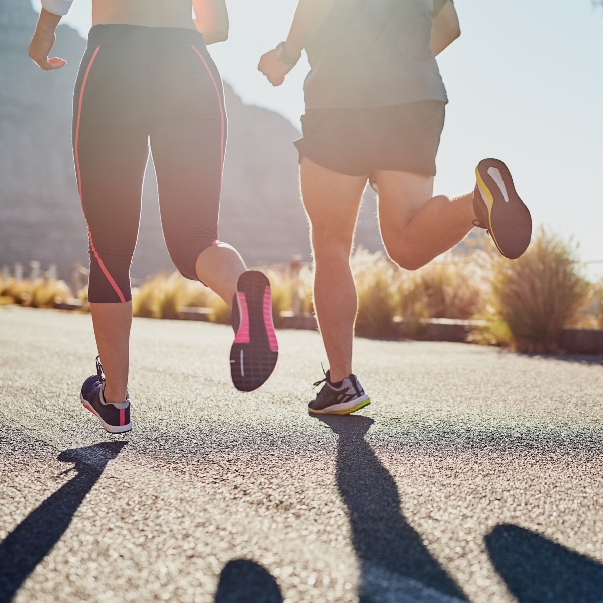 people running