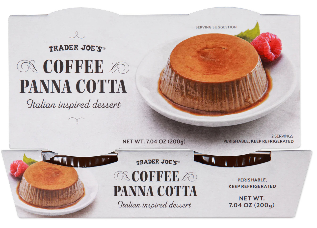 trader joes coffee panna cotta