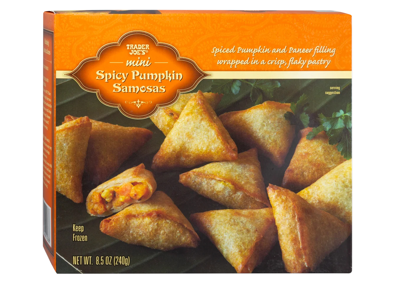 trader joes mini spicy pumpkin samosas