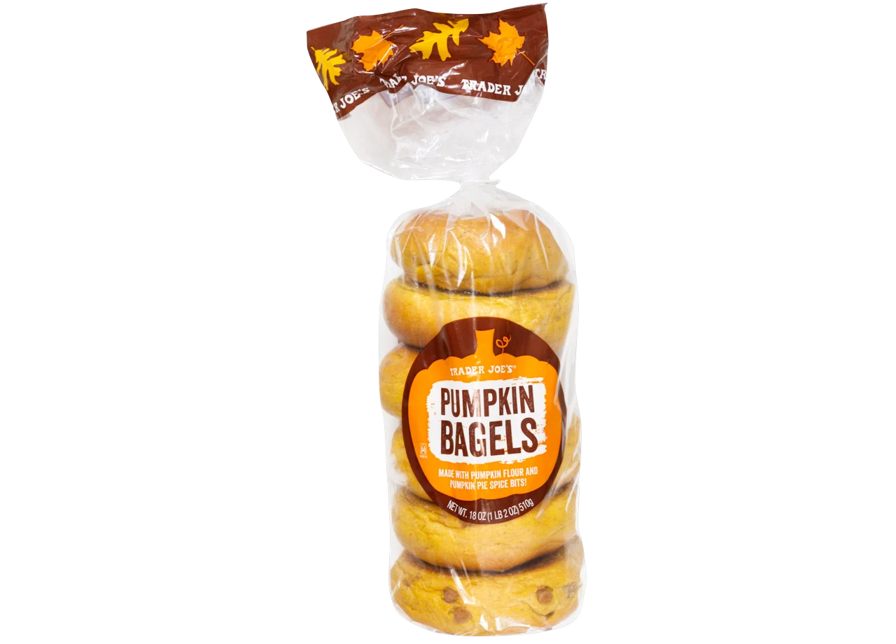 trader joes pumpkin bagels