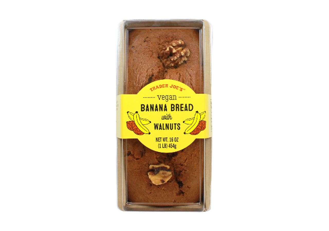 trader joes vegan banana bread with walnuts