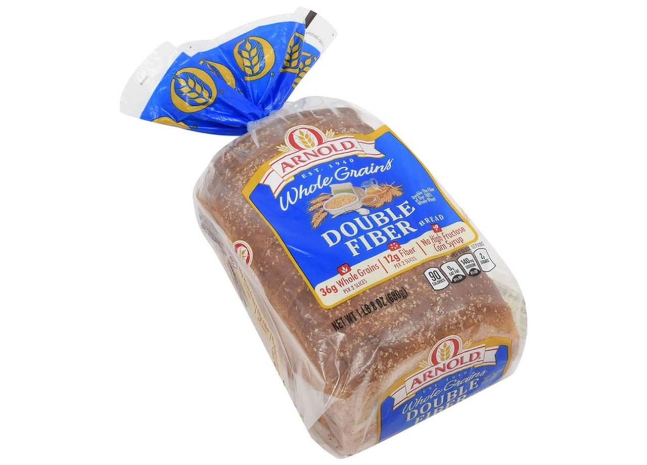 arnold whole grains double fiber breads