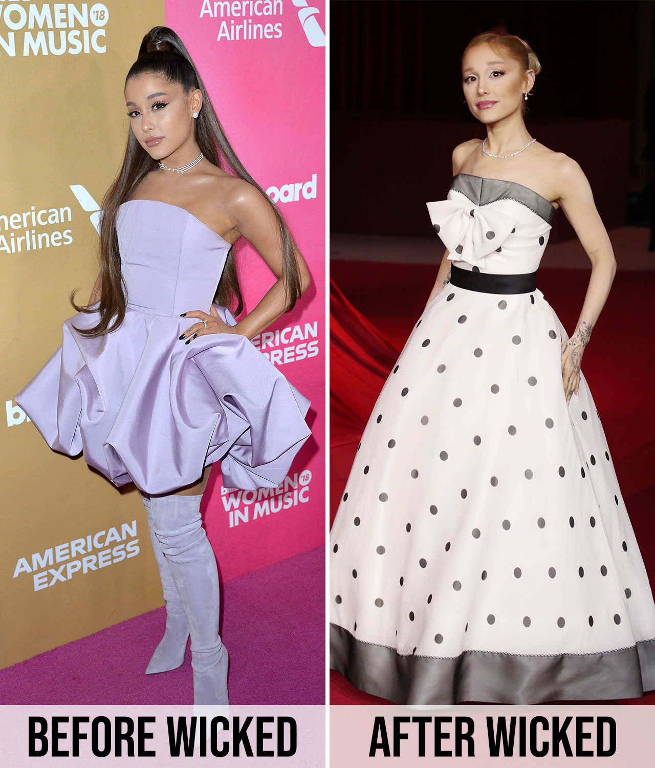 Ariana Grande weight loss before and after Wicked